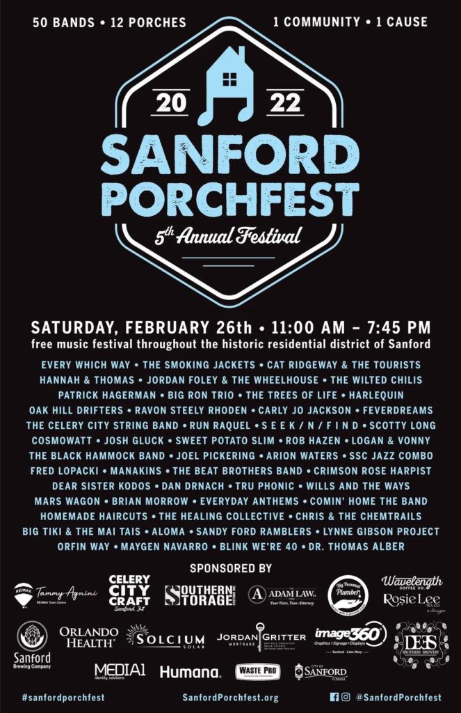 Porch Fest Behind Sanford 