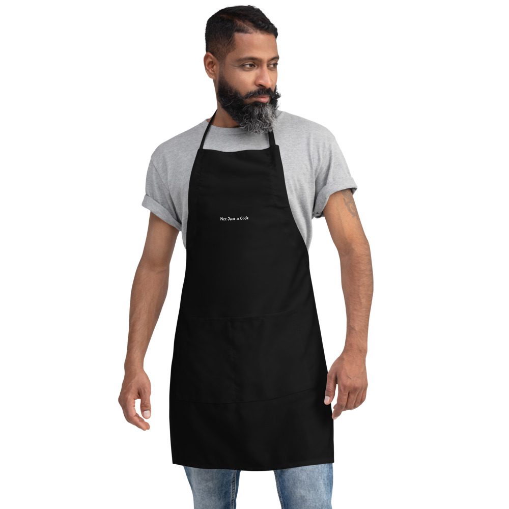 Not Just a Cook Embroidered Apron