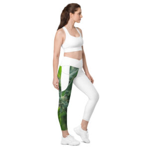 420 Crossover Leggings with Pockets