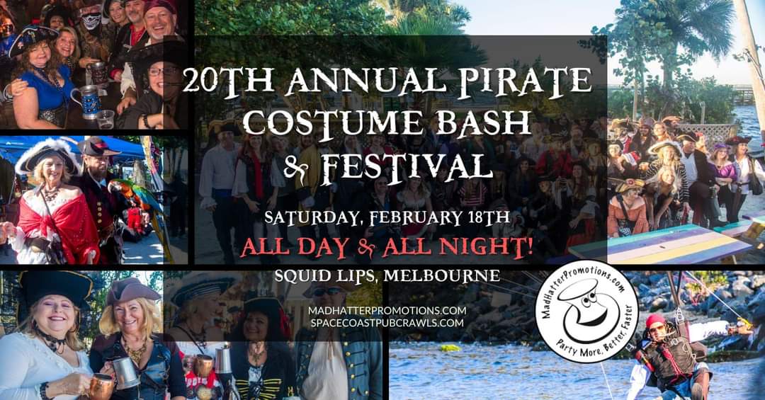 20th Annual Pirate Costume Bash & Festival Melbourne Florida